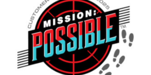 Customer Service Week Logo that says Mission Possible
