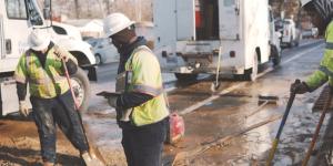 water main break