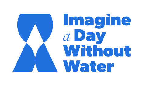 Logo that says Imagine a Day without Water
